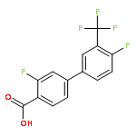 2-fluoro-4-[4-fluoro-3-(trifluoromethyl)phenyl]benzoic Acid