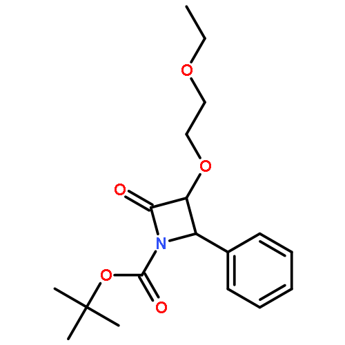 (3R,4S)-tert-Butyl 3-(2-ethoxyethoxy)-2-oxo-4-phenylazetidine-1-carboxylate