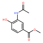 methyl 3-(N-acetyl)amino-4-hydroxybenzoate