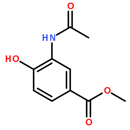 methyl 3-(N-acetyl)amino-4-hydroxybenzoate