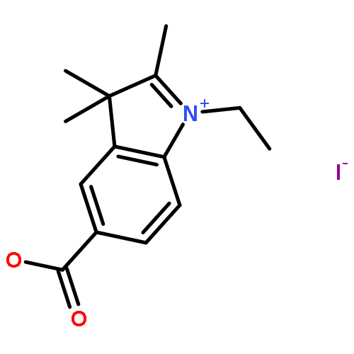 3H-INDOLIUM, 5-CARBOXY-1-ETHYL-2,3,3-TRIMETHYL-, IODIDE