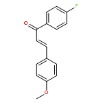 2-Propen-1-one, 1-(4-fluorophenyl)-3-(4-methoxyphenyl)-, (2E)-