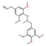 Benzene,1,3-dimethoxy-2-[1-methyl-2-(3,4,5-trimethoxyphenyl)ethoxy]-5-(2-propenyl)-(9CI)