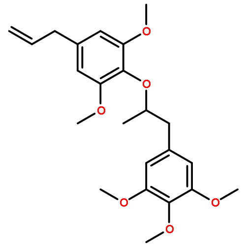 Benzene,1,3-dimethoxy-2-[1-methyl-2-(3,4,5-trimethoxyphenyl)ethoxy]-5-(2-propenyl)-(9CI)