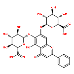 baicalein-6-O-β-D-glucopyranuronoside-7-O-β-D-glucopyranuronoside