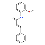 2-Propenamide, N-(2-methoxyphenyl)-3-phenyl-, (2E)-