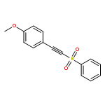 Benzene, 1-methoxy-4-[(phenylsulfonyl)ethynyl]-