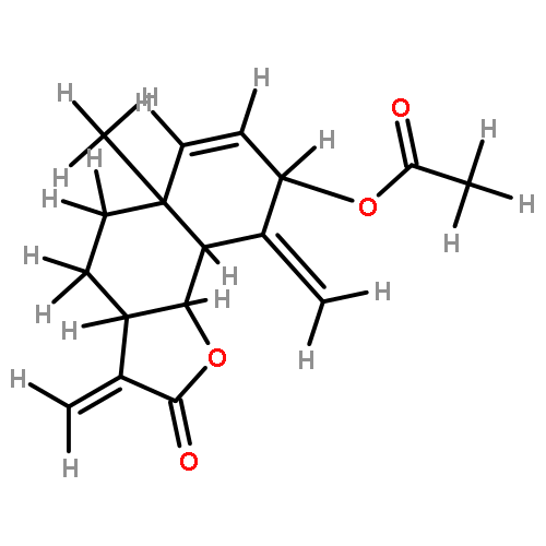 3alpha-acetoxyeudesma-1,4(15),11(13)-trien-12,6alpha-olide