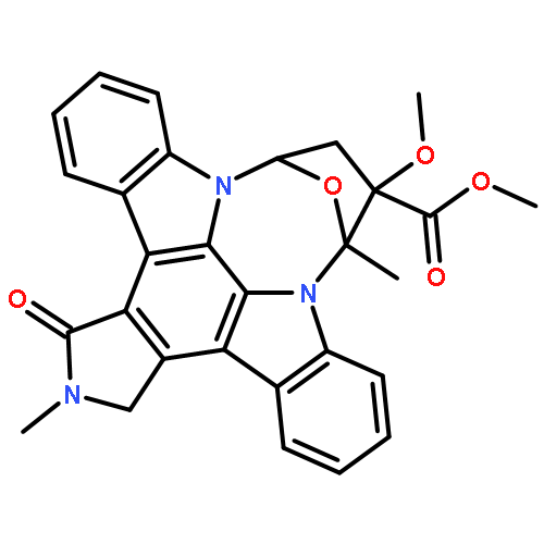 9,12-Epoxy-1H-diindolo[1,2,3-fg:3',2',1'-kl]pyrrolo[3,4-i][1,6]benzodiazocine-10-carboxylicacid, 2,3,9,10,11,12-hexahydro-10-methoxy-2,9-dimethyl-1-oxo-, methyl ester,(9S,10R,12R)-