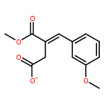 Butanedioic acid, [(3-methoxyphenyl)methylene]-, 1-methyl ester