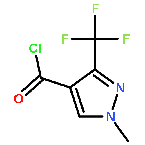 1-Methyl-3-(trifluoromethyl)-1H-pyrazole-4-carbonyl chloride