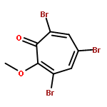 2,4,6-Cycloheptatrien-1-one, 3,5,7-tribromo-2-methoxy-