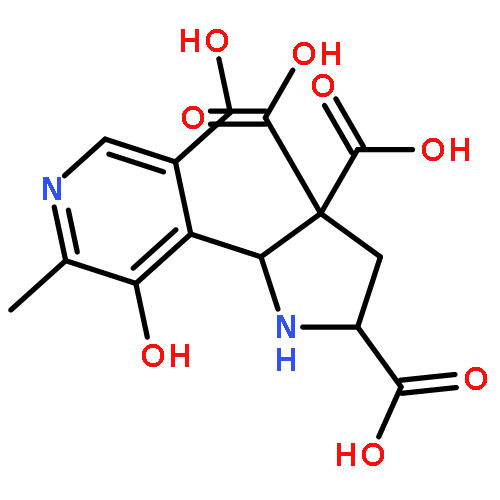 2,4,4-Pyrrolidinetricarboxylicacid, 5-[3-hydroxy-5-(hydroxymethyl)-2-methyl-4-pyridinyl]-