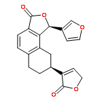 Naphtho[1,2-c]furan-3(1H)-one,8-(2,5-dihydro-2-oxo-3-furanyl)-1-(3-furanyl)-6,7,8,9-tetrahydro-, (1R,8S)-