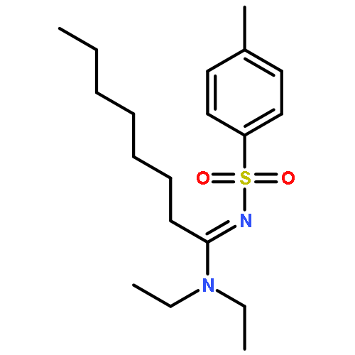 Octanimidamide, N,N-diethyl-N'-[(4-methylphenyl)sulfonyl]-