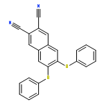 6,7-BIS(PHENYLSULFANYL)NAPHTHALENE-2,3-DICARBONITRILE