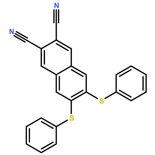 6,7-BIS(PHENYLSULFANYL)NAPHTHALENE-2,3-DICARBONITRILE