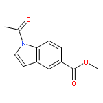 1H-Indole-5-carboxylic acid, 1-acetyl-, methyl ester