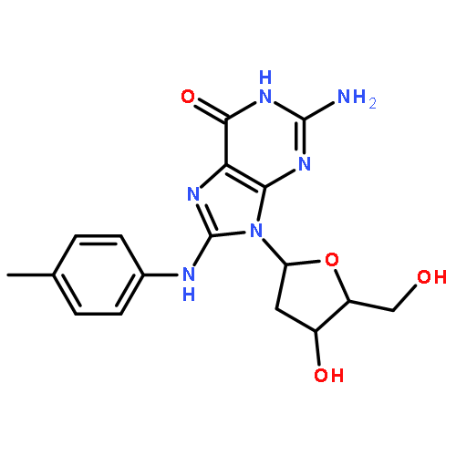 Guanosine, 2'-deoxy-8-[(4-methylphenyl)amino]-