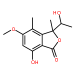 (3R)-7-hydroxy-3-((S)-1-hydroxyethyl)-5-methoxy-3,4-dimethylisobenzofuran-1(3H)-one