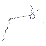 1,1-bis(2-oxyethyl)-2-heptadecenyl-2-imidazolyl chloride