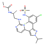 Methyl N-[(2s)-1-[[4-[3-[5-chloro-2-fluoro-3-(methanesulfonamido)phenyl]-1-propan-2-ylpyrazol-4-yl]pyrimidin-2-yl]amino]propan-2-yl]carbamate