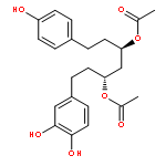 1-(3,4-Dihydroxyphenyl)-7-(4-hydroxyphenyl)heptane-3,5-diyl diacetate