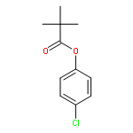 Propanoic acid, 2,2-dimethyl-, 4-chlorophenyl ester