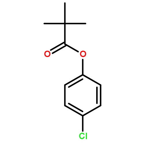 Propanoic acid, 2,2-dimethyl-, 4-chlorophenyl ester