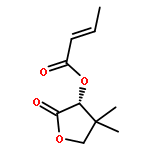 2-Butenoic acid, (3R)-tetrahydro-4,4-dimethyl-2-oxo-3-furanyl ester,(2E)-