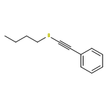 Benzene, [(butylthio)ethynyl]-