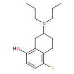 1-Naphthalenol,7-(dipropylamino)-4-fluoro-5,6,7,8-tetrahydro-, (7S)-