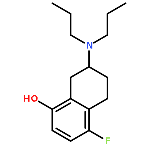 1-Naphthalenol,7-(dipropylamino)-4-fluoro-5,6,7,8-tetrahydro-, (7S)-