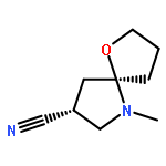 1-Oxa-6-azaspiro[4.4]nonane-8-carbonitrile, 6-methyl-, (5R,8R)-rel-