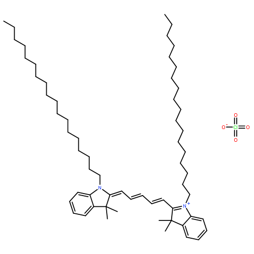 1,1'-dioctadecyl-3,3,3',3'-tetrame.indo-dicarbocyanine clo4