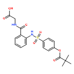 (2-((4-(Pivaloyloxy)phenyl)sulfonamido)benzoyl)glycine