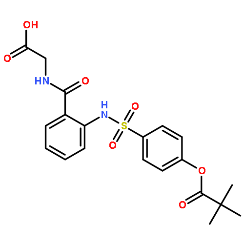 (2-((4-(Pivaloyloxy)phenyl)sulfonamido)benzoyl)glycine