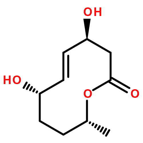 2H-Oxecin-2-one,3,4,7,8,9,10-hexahydro-4,7-dihydroxy-10-methyl-, (4S,5E,7S,10R)-