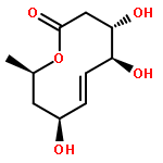 2H-Oxecin-2-one,3,4,5,8,9,10-hexahydro-4,5,8-trihydroxy-10-methyl-, (4S,5S,6E,8S,10R)-