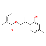 (Z)-2-(2-hydroxy-4-methylphenyl)allyl 2-methylbut-2-enoate