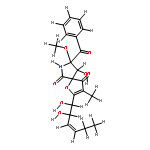(5S,8R,9S,10S,11S,12Z)-8-benzoyl-2-(10,11-dihydroxy-12-hexenyl)-9-hydroxy-8-methoxy-3-methyl-1-oxa-7-azaspiro[4.4]non-2-ene-4,6-dione