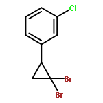 Benzene, 1-chloro-3-(2,2-dibromocyclopropyl)-