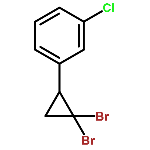 Benzene, 1-chloro-3-(2,2-dibromocyclopropyl)-