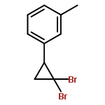 Benzene, 1-(2,2-dibromocyclopropyl)-3-methyl-