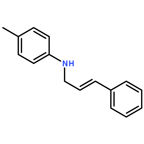 Benzenamine, 4-methyl-N-[(2E)-3-phenyl-2-propenyl]-