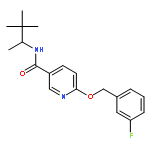 (R)-6-(3-Fluoro-benzyloxy)-N-(1,2,2-trimethyl-propyl)-nicotinamide