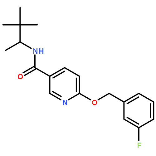 (R)-6-(3-Fluoro-benzyloxy)-N-(1,2,2-trimethyl-propyl)-nicotinamide