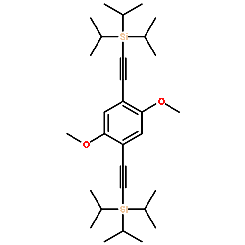 (2,5-dimethoxy-1,4-phenylene)bis(ethyne-2,1-diyl)bis(triisopropylsilane)