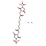 3-Pyrrolidinesulfonic acid,1,1'-[(1,8-dioxo-1,8-octanediyl)bis(oxy)]- bis[2,5-dioxo-,disodium salt 