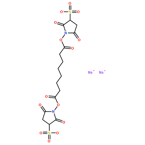 3-Pyrrolidinesulfonic acid,1,1'-[(1,8-dioxo-1,8-octanediyl)bis(oxy)]- bis[2,5-dioxo-,disodium salt 